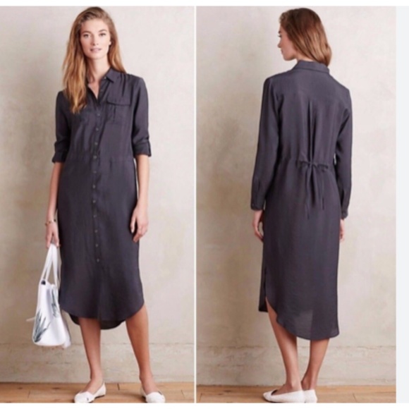 Anthropologie Dresses & Skirts - Anthropologie Maeve Jemima Midi Shirtdress Sz 4